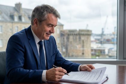 Avocat d'affaires à Brest en pleine revue de documents